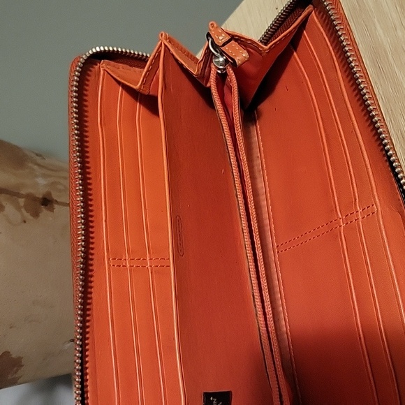 Vintage Coach CHELSEA Pebbled Leather Wallet - Picture 5 of 10